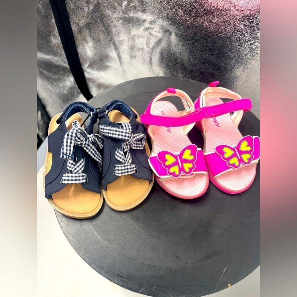 Bundle of two‎ toddler girls, sandals, size 7 new condition